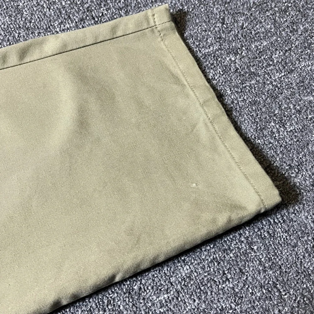 Vintage Dickies Pleated Chino Pants Mens Khaki Tan Straight Leg Workwear 90s